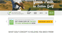 Desktop Screenshot of keytogolf.com